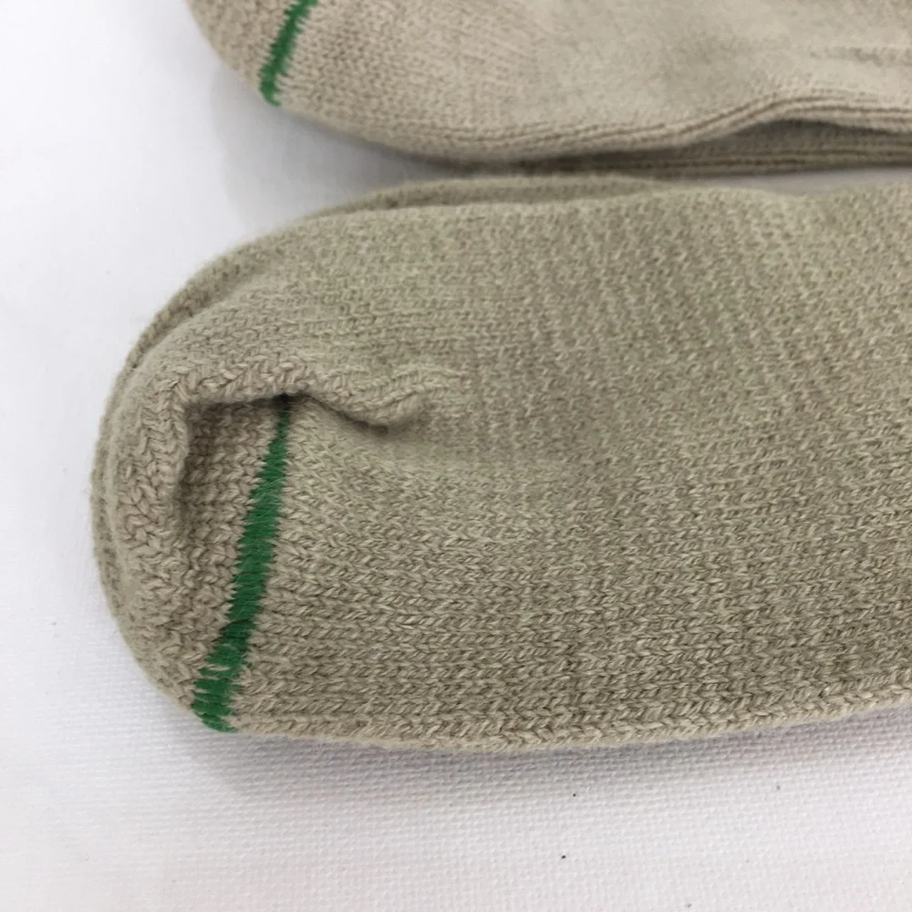 Vintage Burlington Adler Casual Orlon Beige Ribbed Socks Set of 4 NEW Deadstock